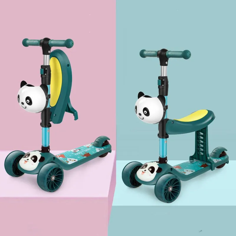 Дети скутер 3 колеса трехколёсный велосипед баланса для верховой езды Kick скутеры