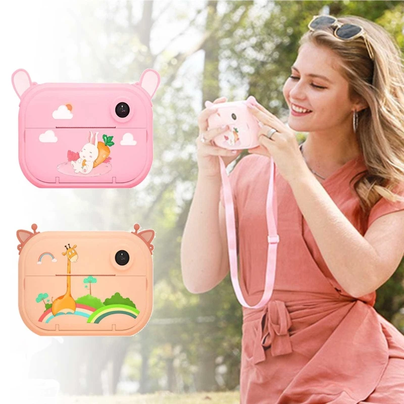 

Flow New Instant Print Camera for Kids, Upgrade Selfie Kids Camera for Girls Boys Gifts