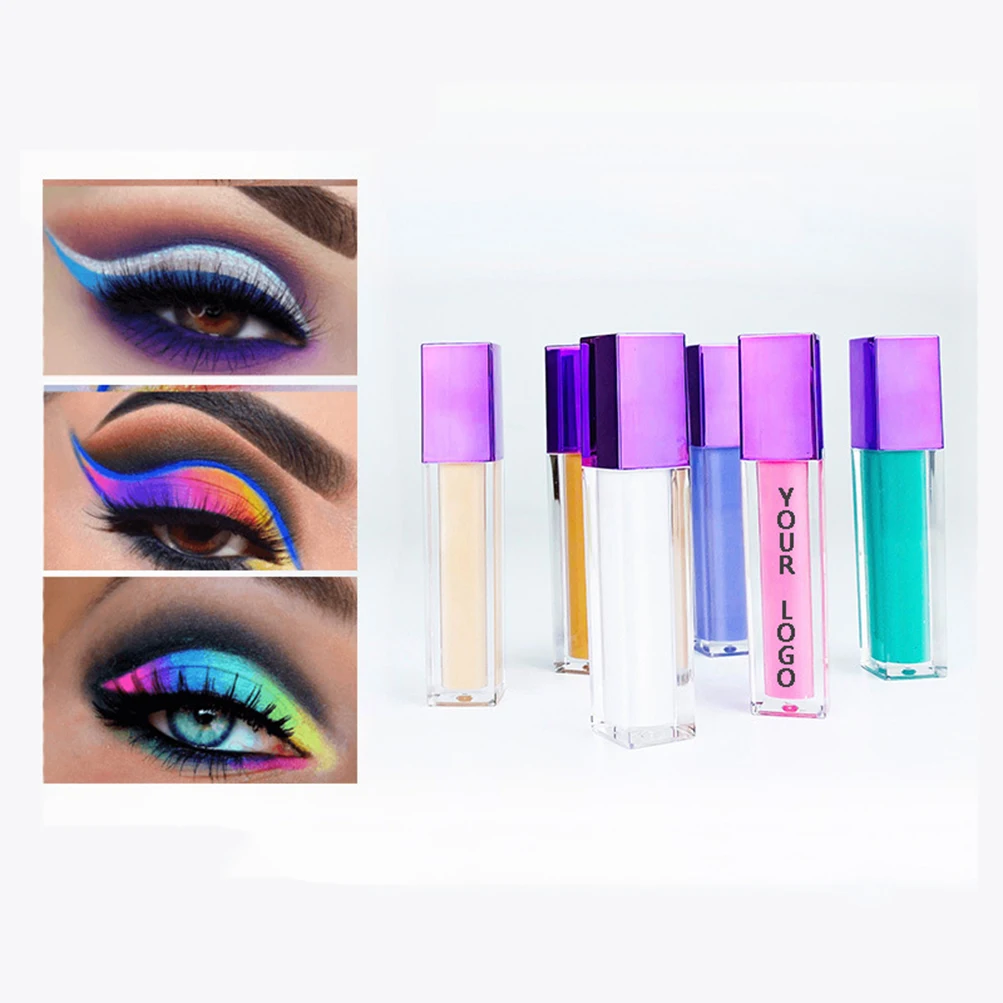 

Liquid Eyeshadow Private Label Custom White Box Bulk Makeup Free Shipping
