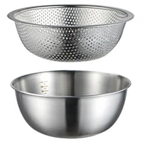 vegetable sink drain basket household kitchen leaky water basket egg beater mixing bowl salad bowl 304 stainless steel