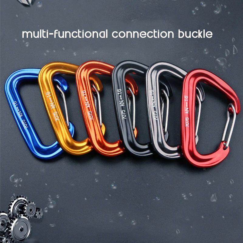 

Авиационный алюминий Карабин Брелок Открытый Кемпинг Восхождение Походы D-кольцо Защелка Замок Пряжка Крючки Спорт Рыбалка