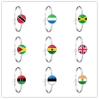 Браслет Cabohcon из стекла для женщин и мужчин, детский подарок из Тринидада, монстры, Ямайки, Гайаны, Великобритании, Ливии, Эстонии, индийского Государственного флага