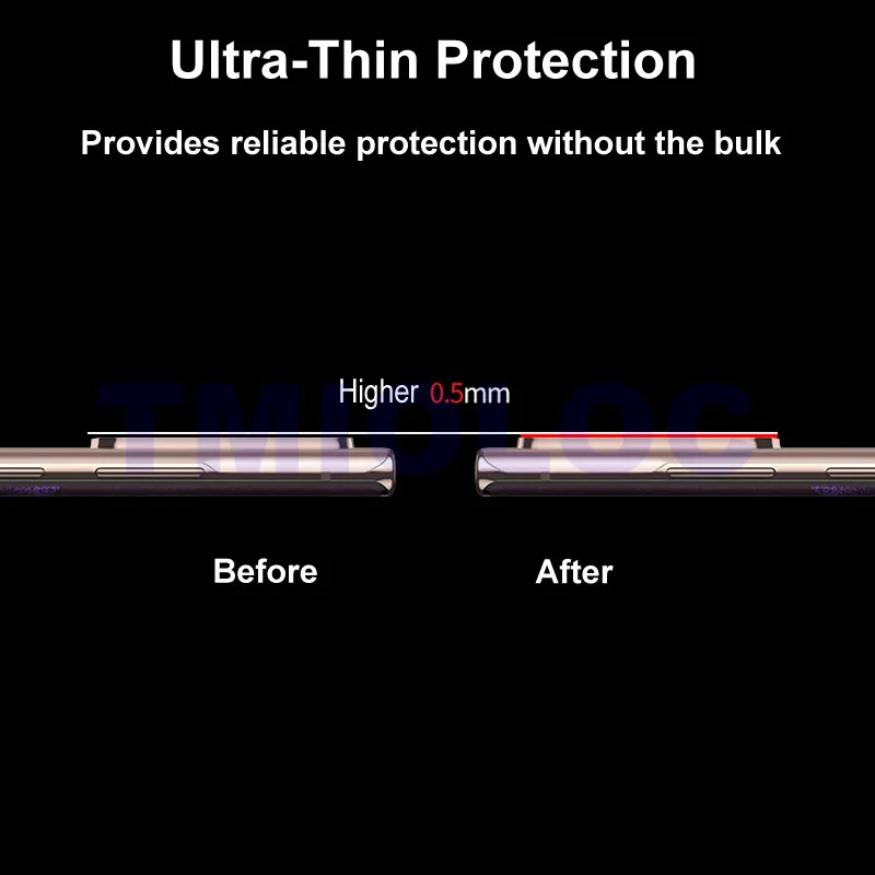 

For Samsung Note 20 Ultra Case Camera Back Lens Protective Ring Glass for Galaxy S20 Plus S20 S20+ Note20 5G Metal Cover Black