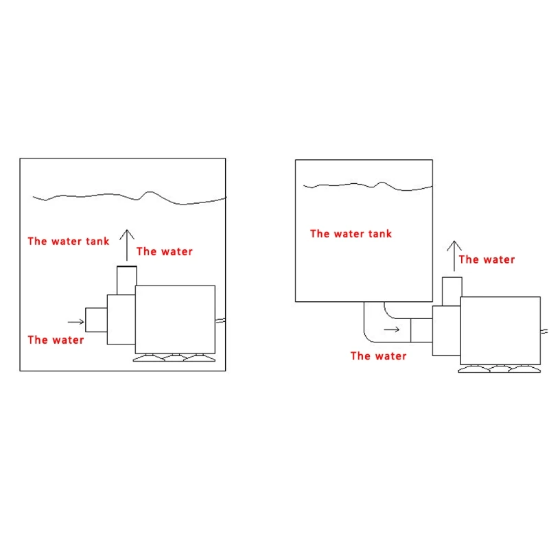 Погружной насос с циркуляцией горячей воды 12 В постоянного тока на солнечной