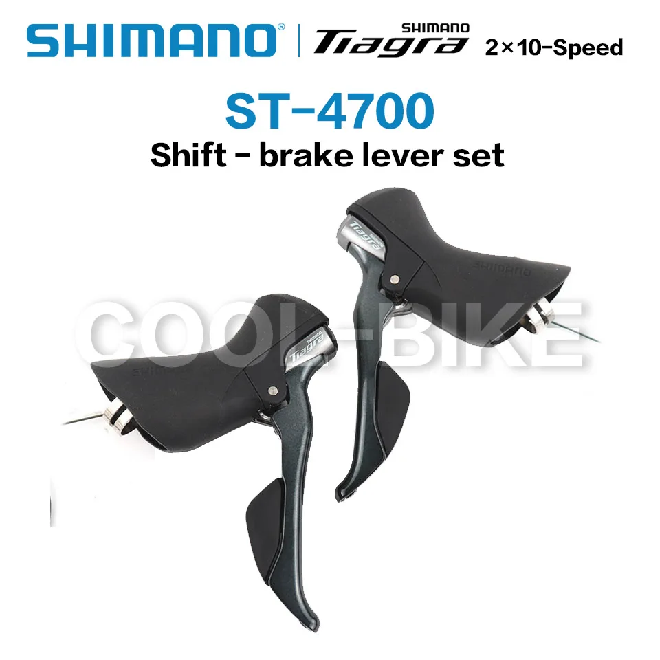 

SHIMANO Tiagra ST 4700 2x10 Speed Road Bike Dual Control Lever ST-4700 20 speed Shift-Brake Levers