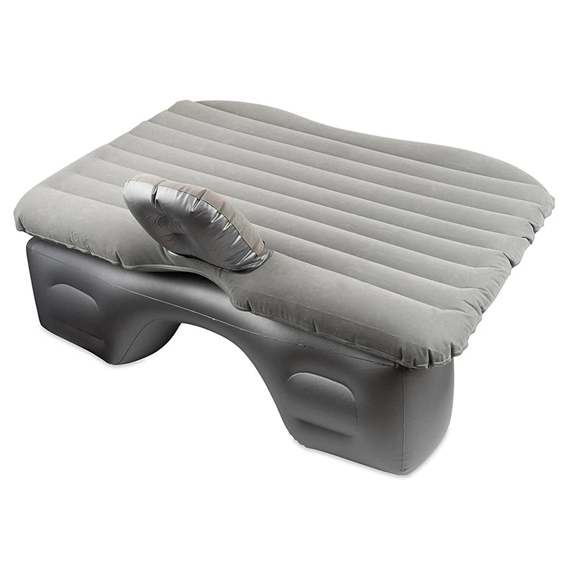 Надувной автомобильный надувной матрас с насосом (портативный) для путешествий