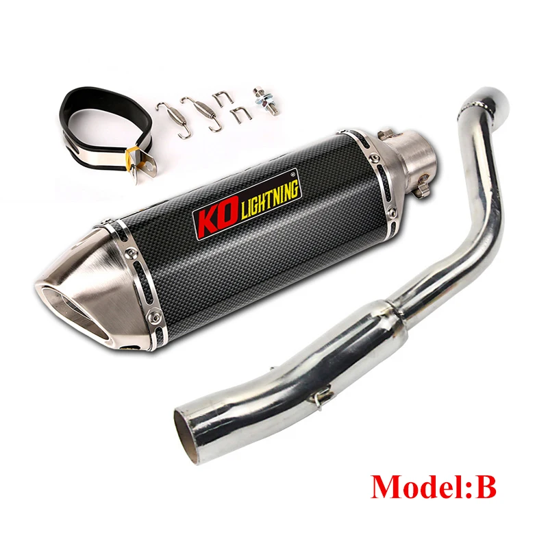 

EU Edition For Honda CB600F Hornet CB600 Motorcycle Exhaust Pipe Middle Connect Pipe Slip On 51mm Muffler Tips DB Killer Escape