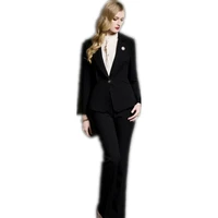 women pant suits western style black jacket pants high end custom ol professional ladies haute couture women suits