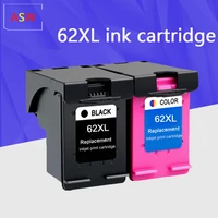 asw 62xl black ink cartridge replacement for hp 62 xl hp62 envy 5640 officejet 200 5540 5740 5542 7640 printers