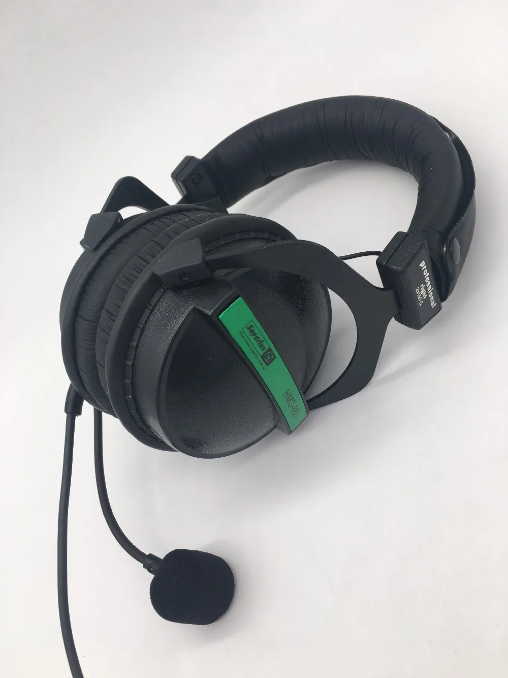 Профессиональные стереонаушники Superlux HMD660E с динамическим микрофоном для прямой трансляции, диджейской музыки, настольной видеоконференции