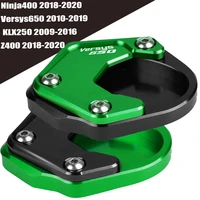 for kawasaki versys650 versys 650 2011 2020 2019 2018 2017 2016 foot enlarger foot side stand extension plate ninja 400 z400