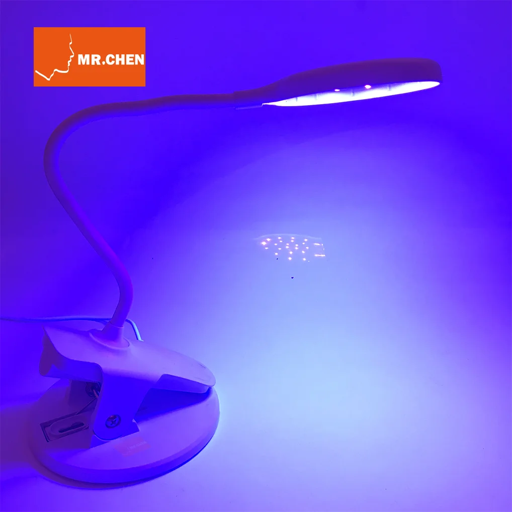 

Dimming UV Led Black Light Ultraviolet Lamp Clip Bulb Touch Flashlight Christmas Curing Nail Polish Repair Phone Urine Stains