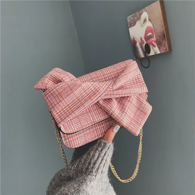 Youda Женская Классическая модная простая сумка на плечо с бантом оригинальная