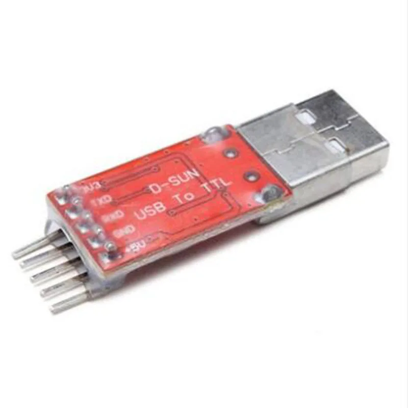 ANDK CP2102 USB 2 0 к ttl UART модуль 5Pin последовательный конвертер STC адаптер кабель красный