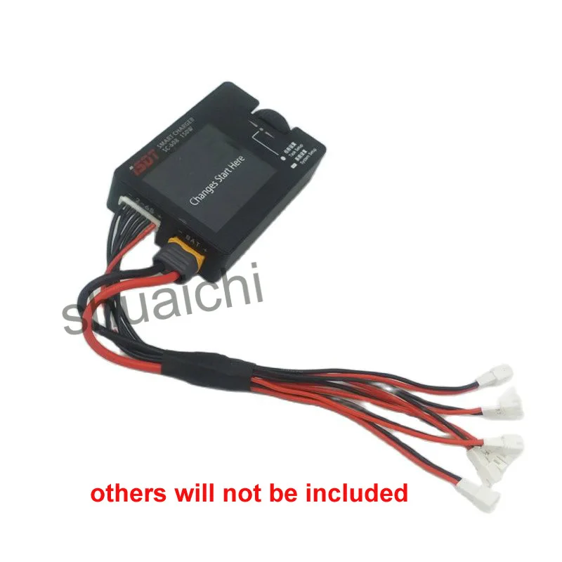 

3pcs PH2.0/51005/PH1.25 1S Battery Charging Adapter Cable w XT60 Plug 1 to 3/1 to 4/ 1 to 6 Convertion Wire for RC Airplane Part