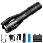 Мощный светодиодный тактический фонарик D2, перезаряжаемый портативный мужской светодиодный фонарь для кемпинга, фонари, тактический фонарик, фонарик es