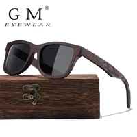 gm natural polarized wooden sunglasses men bamboo sun glasses women brand designer original wood glasses oculos de sol s3833