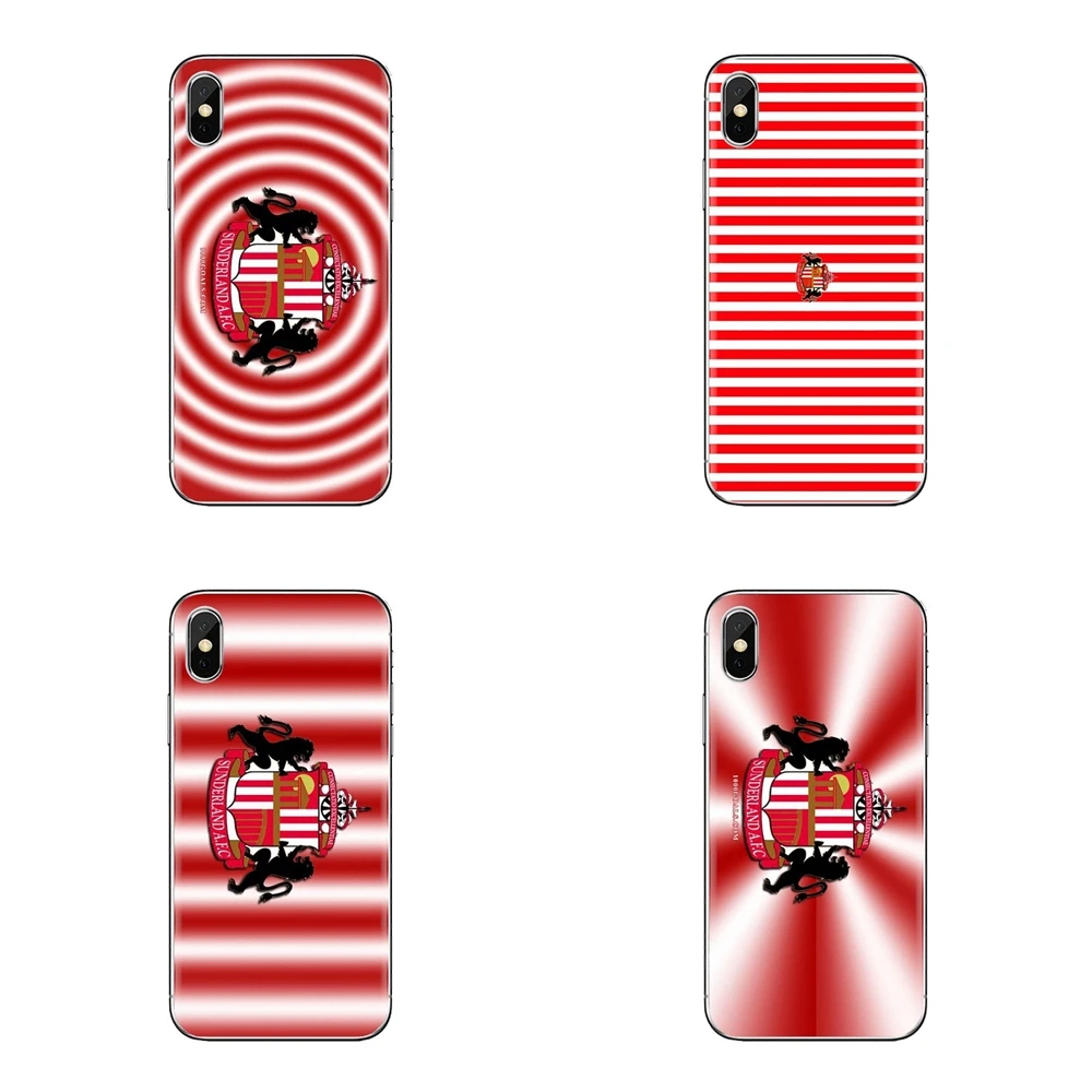 Силиконовый чехол для мобильного телефона чехлы футбольного клуба Сандерленд