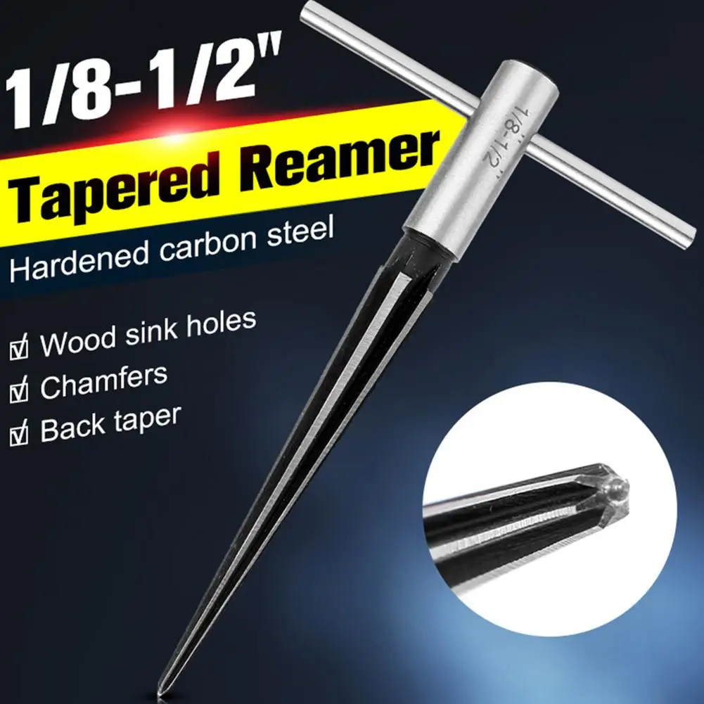 Guiter Bridge Pin Hole Reamer Tapered Woodworker Luther инструменты для 5 градусов 6 Fluted сверления