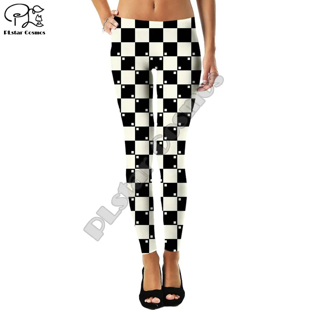 Красочные Леггинсы образец Женская пищевой конфеты фруктового шить леггинсы с