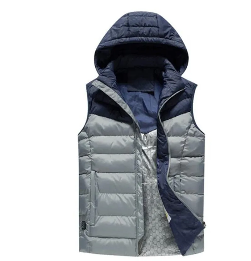 Мужская мотоциклетная куртка жилет из углеродного волокна с подогревом и USB