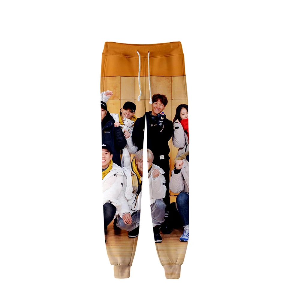 

Running Man Korea TV Show 3D Trousers Jogger Pants Women/Men Streetwear Long Pants Variety Reality Show Casual Sweatpants
