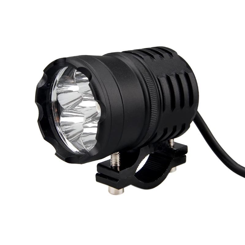 1PCS Light 1 или 2 шт. U50 3 Режим 60 Вт 6 светодиодный мотоциклетный головной светильник Точечный светильник светодиодный противотуманная фара дальнего света Высокая Низкая вспышки Водонепроницаемый - Цвет: 1PCS Light