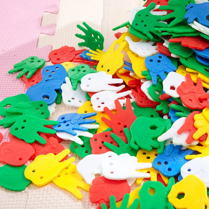 

Little Hand Finger Gesture Threading Toy Fine Motor Skills Montessori Kids Toys For Girls Boys 2 3 4 5 6 Years Old