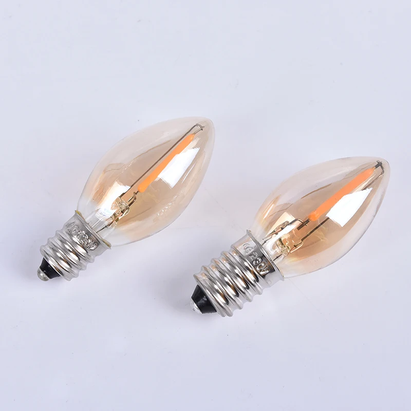 

E14/E12 C7 Led Bulb 0.5W LED Lamp LED Filament Light Chandelier LED Edison Bulbs