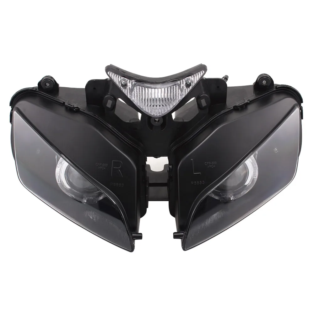 Модифицированный Собранный головной светильник проектор в сборе HID Янтарный