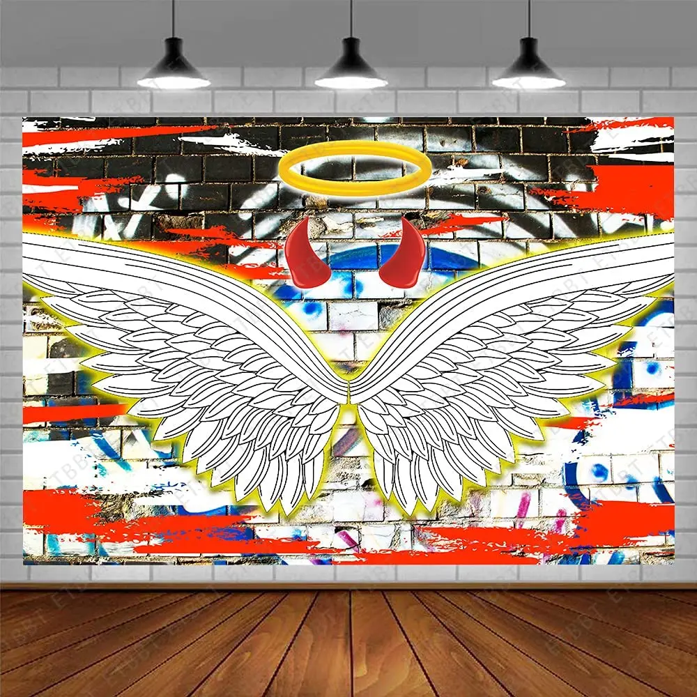 

Винтажный фон для фотосъемки с изображением крыльев