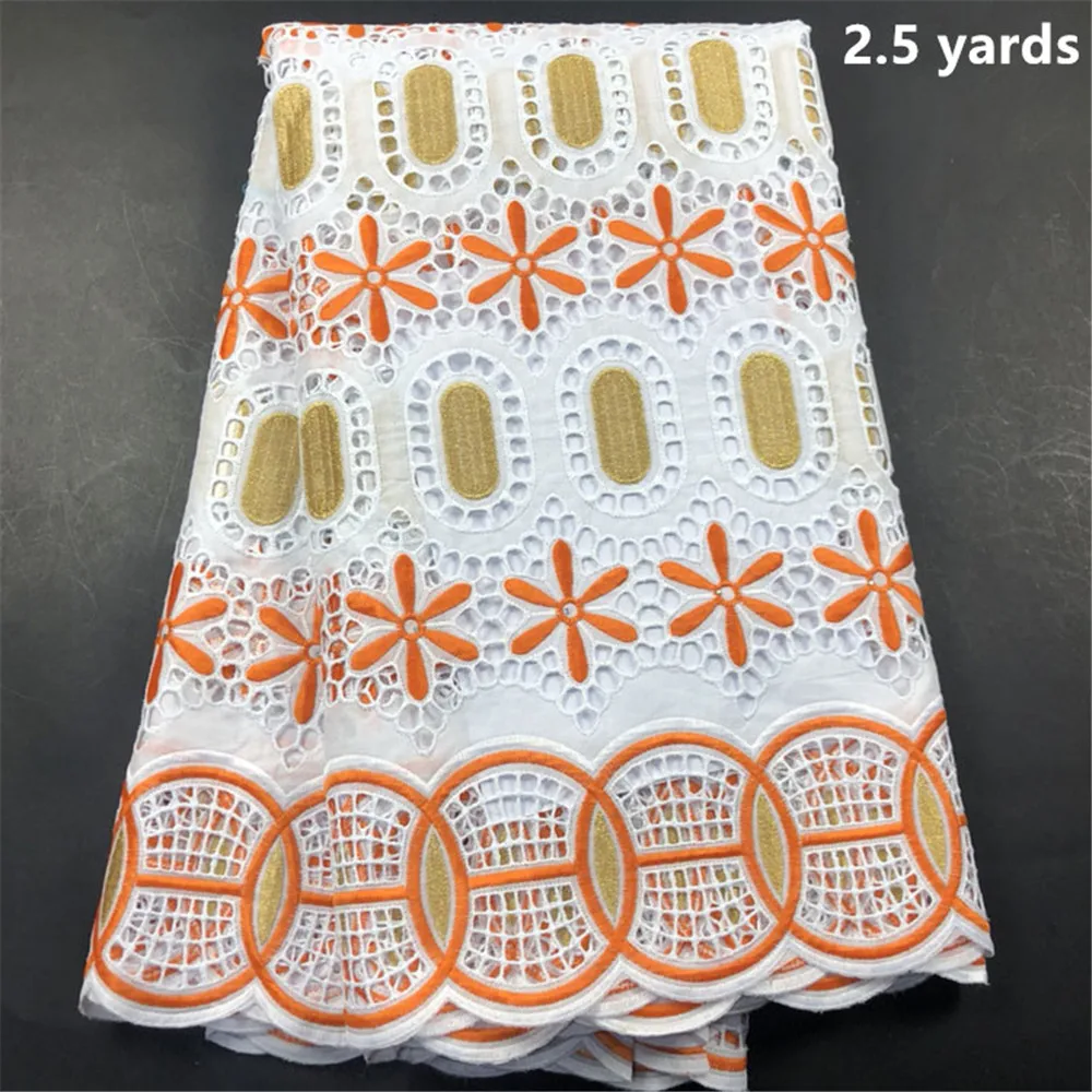 

Швейцарская вуаль кружева в Швейцарии африканская кружевная ткань для свадьбы 2,5 ярдов вышивка швейцарская кружевная ткань для платья хлоп...