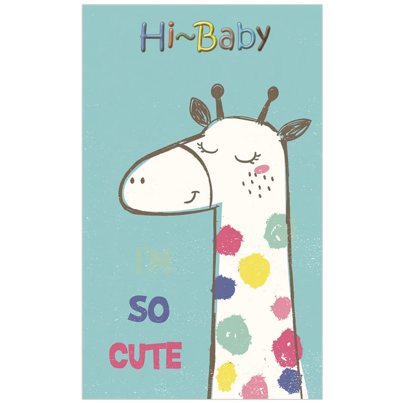 Мультяшное сафари дневник детская комната Настенный декор художественные