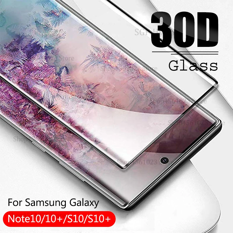 30D закаленное стекло для Samsung Galaxy Note10 Pro S10 S 10 Plus e 5G Note + Защитная пленка защитное