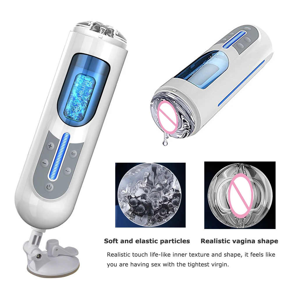 Мужской Вибратор автоматический толчок для мастурбации силиконовая вагина