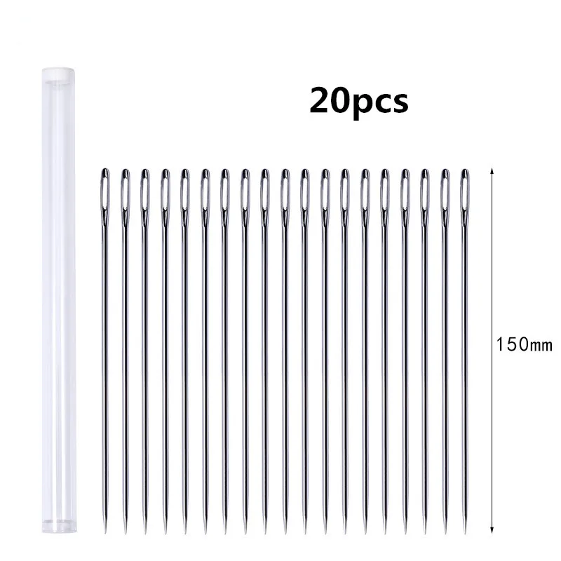 Иглы для ручного шитья MIUSIE 15 см20 шт. иглы с большими отверстиями набор штифтов