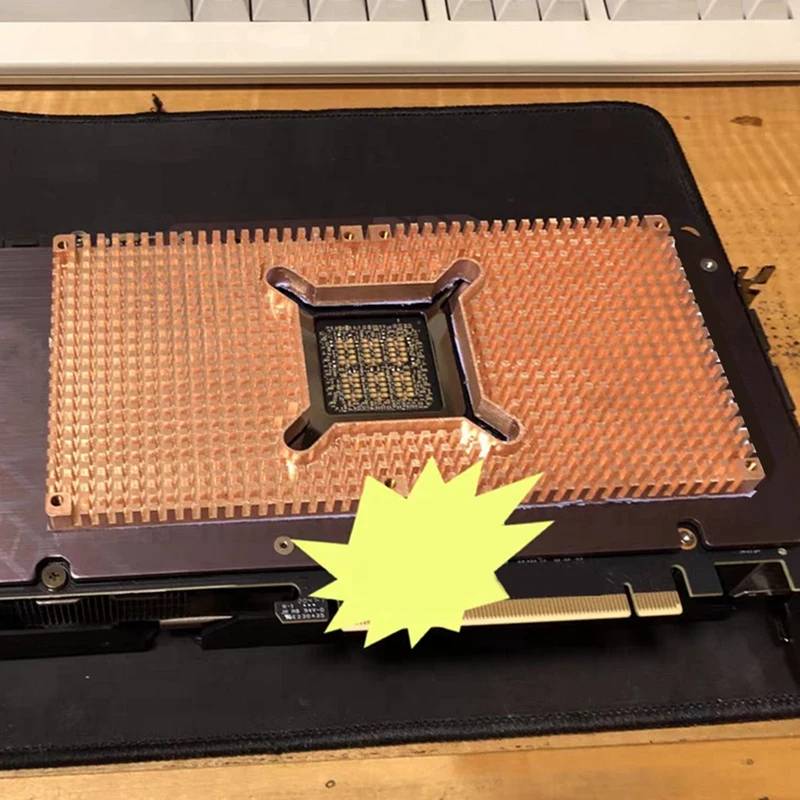 Радиатор из чистой меди для RTX 3060 3080 3090 графическая карта памяти вспомогательный