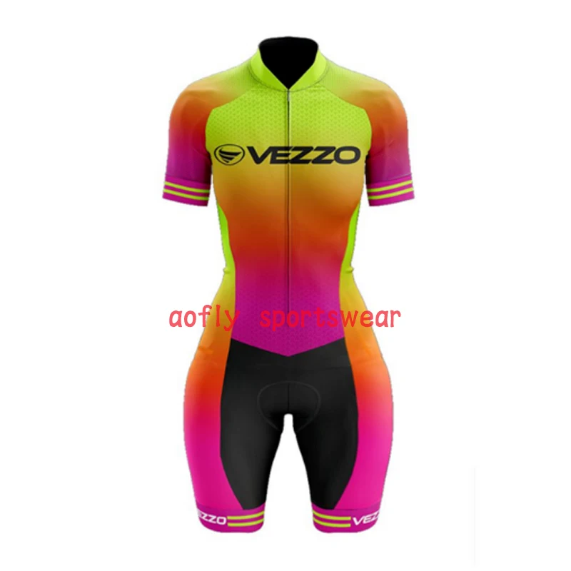 Женский велосипедный комбинезон спортивный гоночный костюм для триатлона