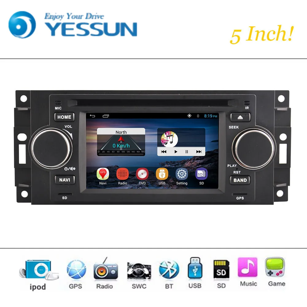 Автомобильный DVD плеер Wince система для Chrysler 300C Pt Criser/ Dodge RAM/ Jeep Grand Cherokee Радио Стерео