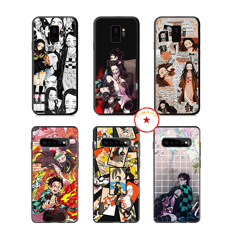 Мягкий силиконовый чехол Nezuko Demon Slayer для Samsung Galaxy A9 A8 A7 A6 Plus 2018 A5 A3 2017 2016 J6 телефон |
