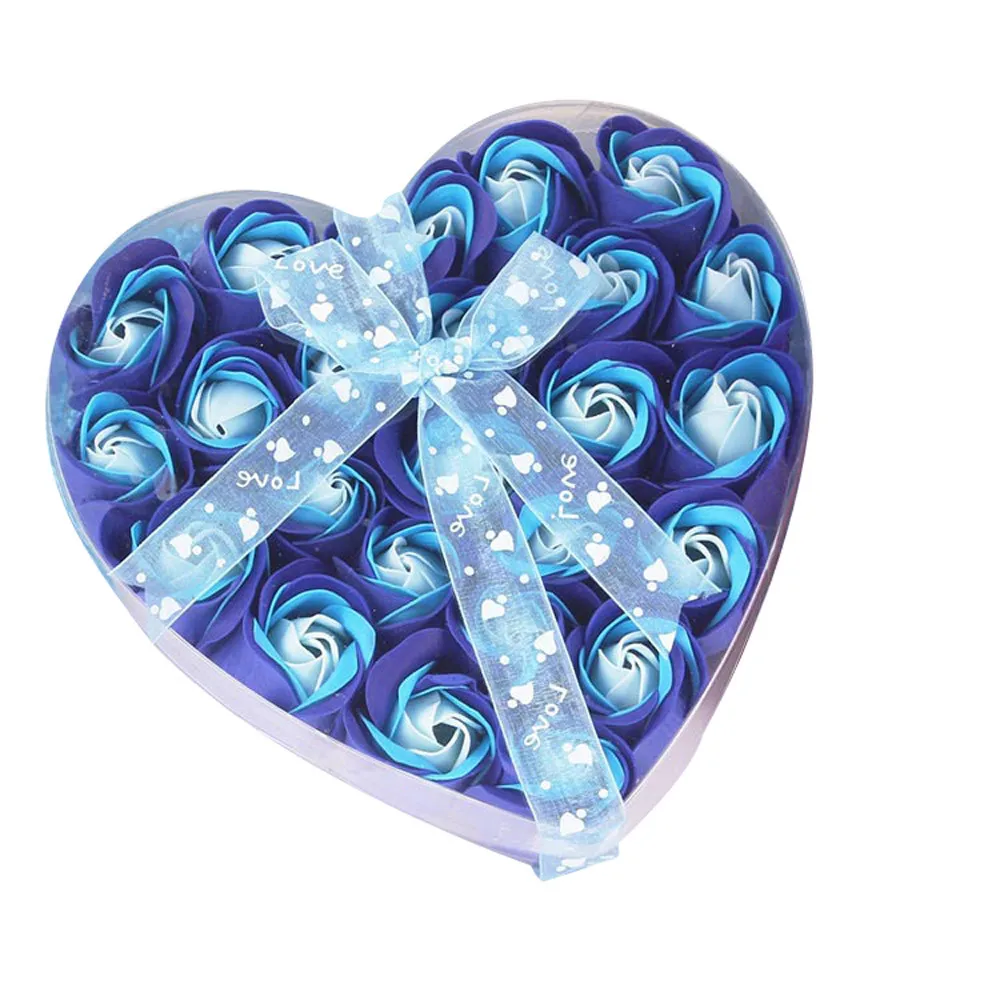 24 шт. Ароматические розы Лепестки для ванны мыло тела свадебный подарок