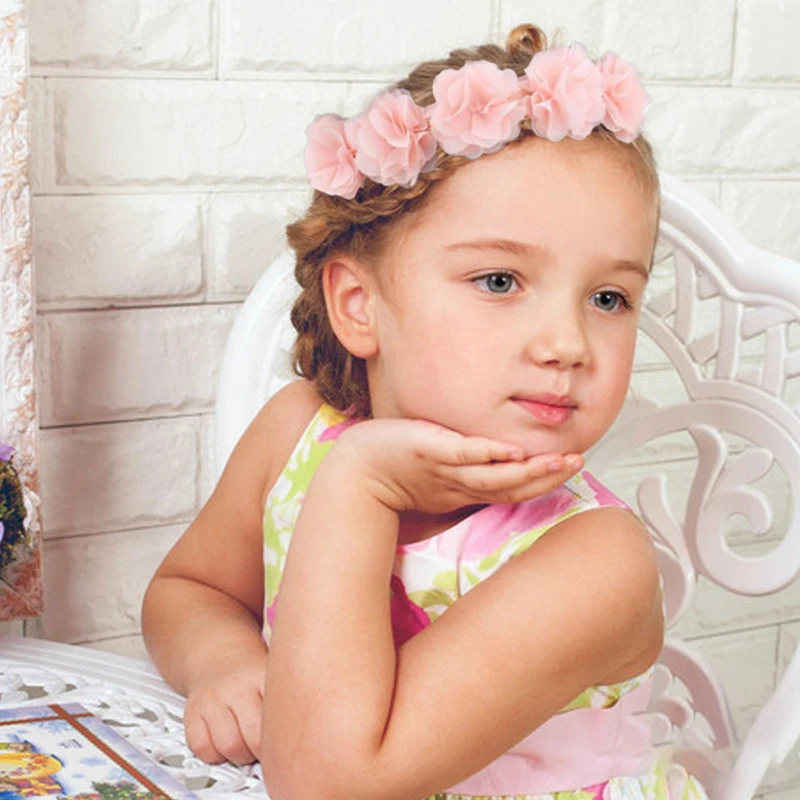 Милый бантик в виде кроличьих ушек детские ленты для волос Ткань Повязка На