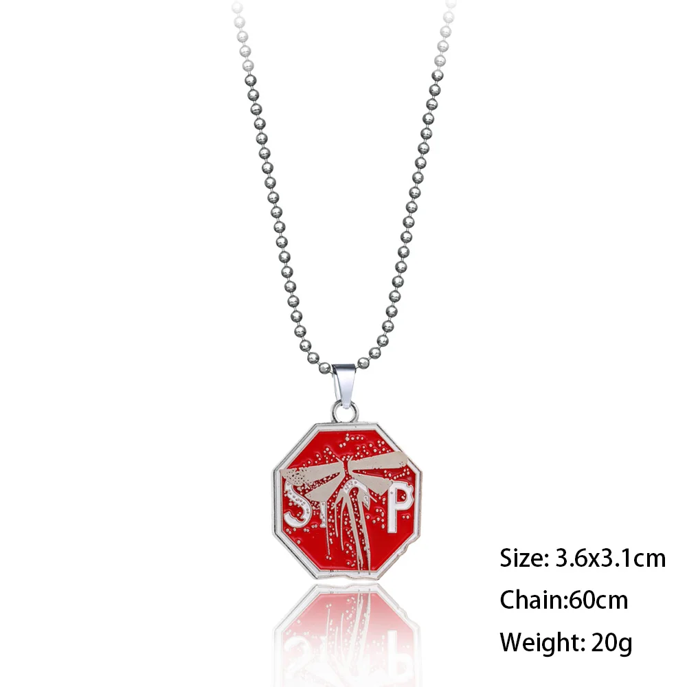 Брелок Game The Last of Us II для мужчин металлическая подвеска на цепочке ожерелье брошь