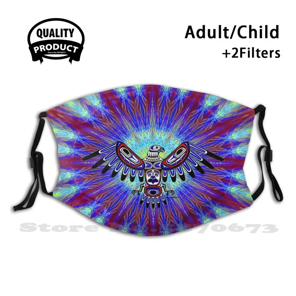 Птица Племенной Сакральная Геометрия Фрактал узор художественный дизайн