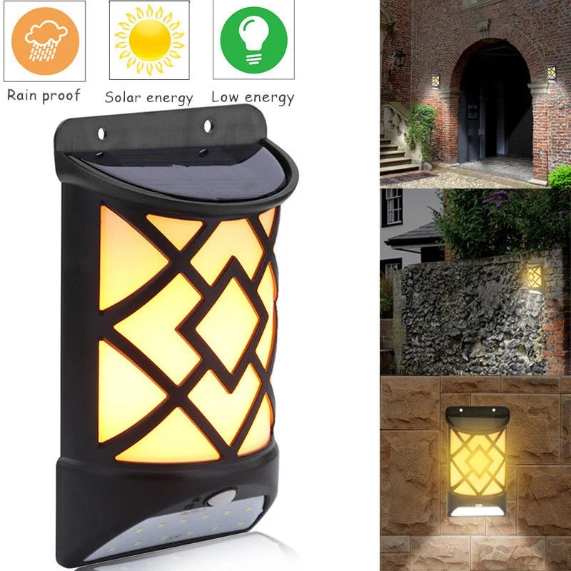 12 Светодиодный светильник на солнечной батарее настенный Der с датчиком движения