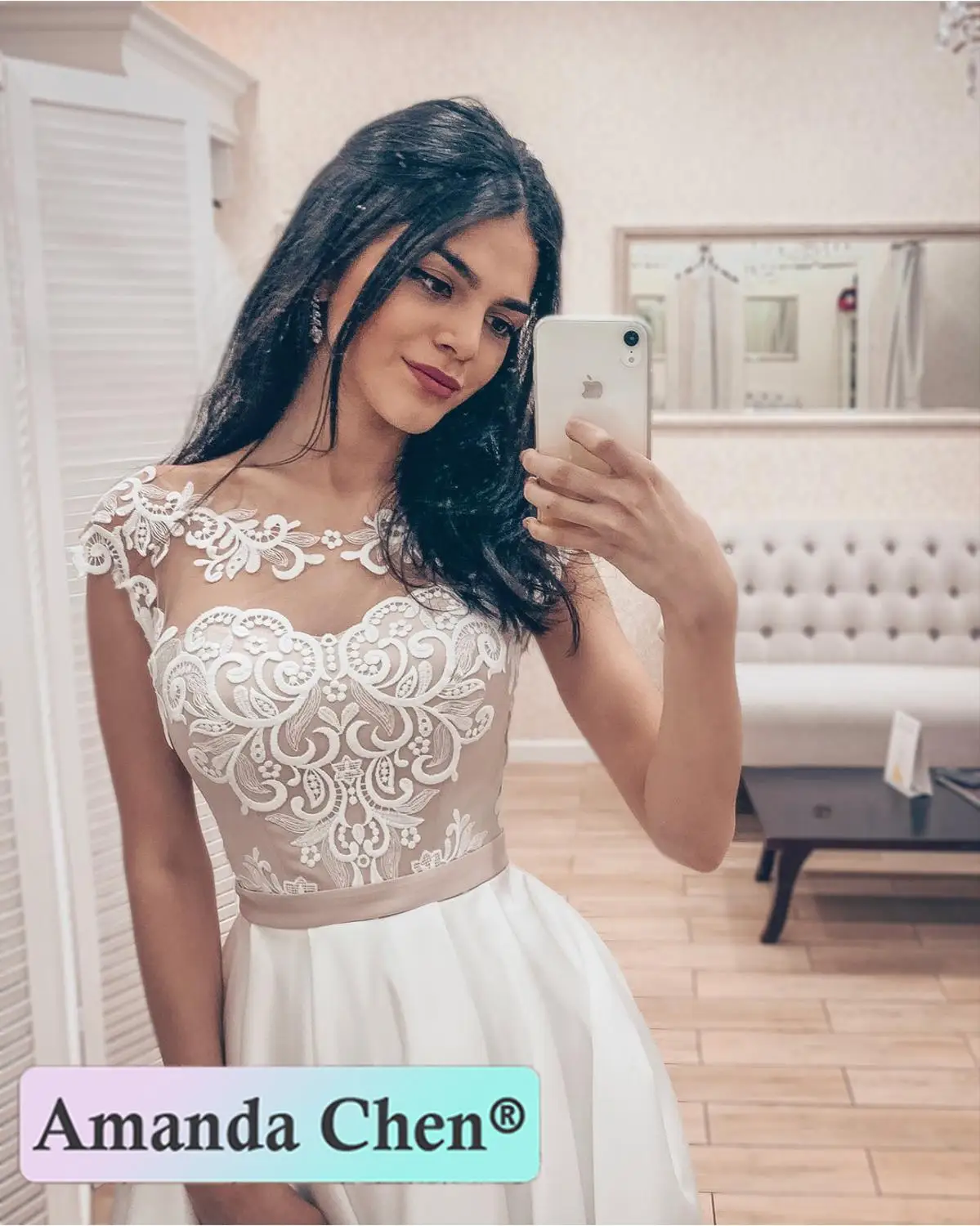 Кружевное свадебное платье трапециевидной формы новинка 2019 года индивидуальный