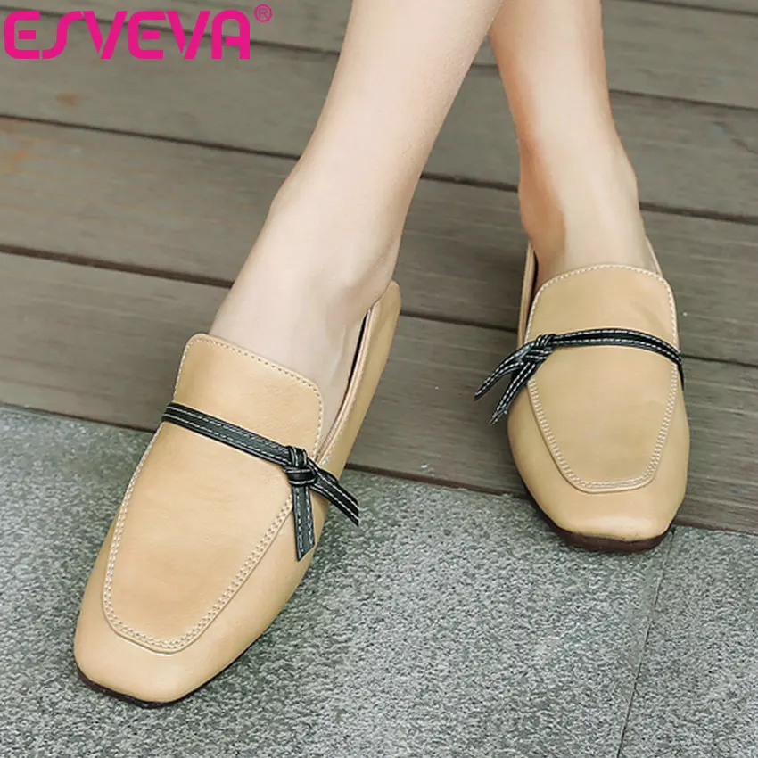 Женские туфли на плоской подошве ESVEVA повседневные из мягкой искусственной кожи