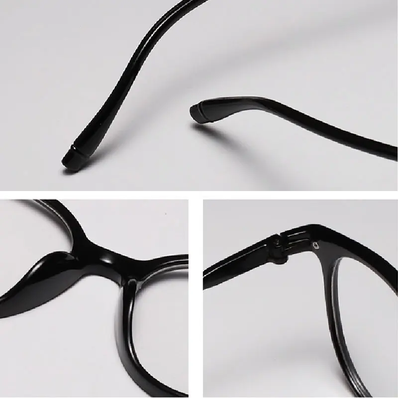 

Everyday Spectacle Frame Transparent Jelly Color Frame Mirror Retro Flat Mirror Eyeglasses Fashion Decorative Glasses