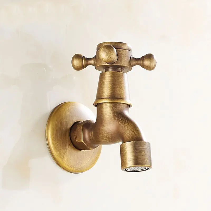 

Washing Machine Faucet Antique Outdoor Garden Decorative Bibcock Tap Mop Faucets