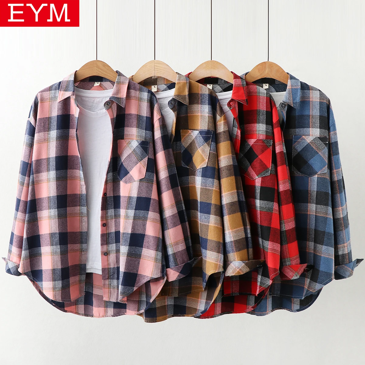 Elegant Design Women Blouse 2021 New Women's Plaid Shirt Tops Female Cotton Casual Blouses College Style Lady Clothes Blusas